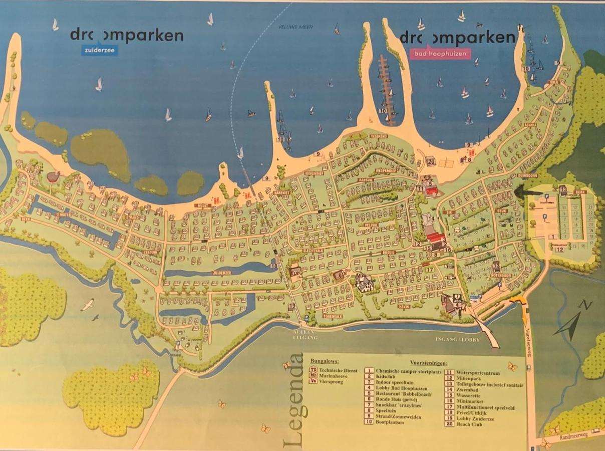 Badhoophuizen 6-Per Bungalow Veluwemeer Trampoline Hulshorst Bagian luar foto