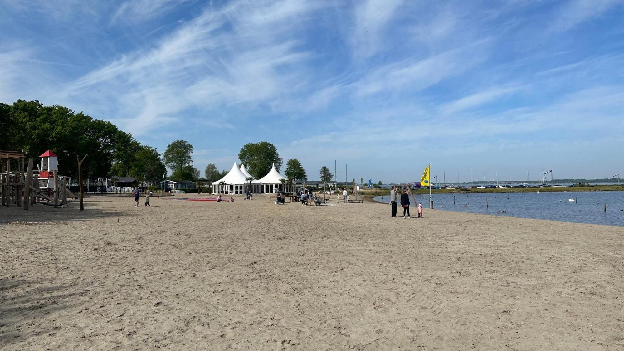 Badhoophuizen 6-Per Bungalow Veluwemeer Trampoline Hulshorst Bagian luar foto