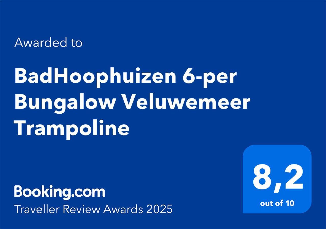 Badhoophuizen 6-Per Bungalow Veluwemeer Trampoline Hulshorst Bagian luar foto
